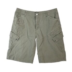 Foot Locker cargo shorts men's 38x11 khaki green outdoor Street Urban
